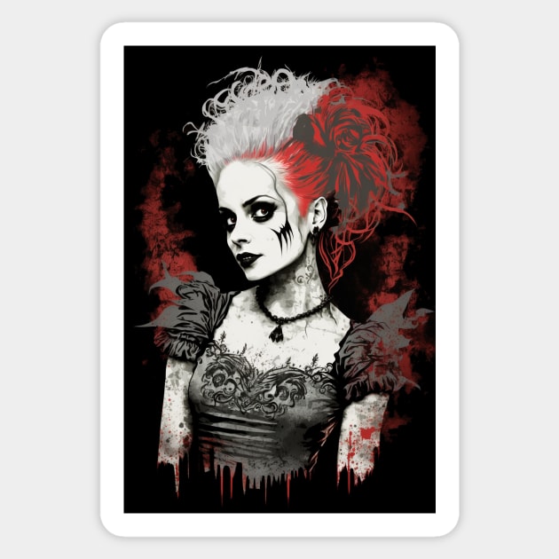 Goth Girl - Emilie Autumn Sticker by RichieDuprey